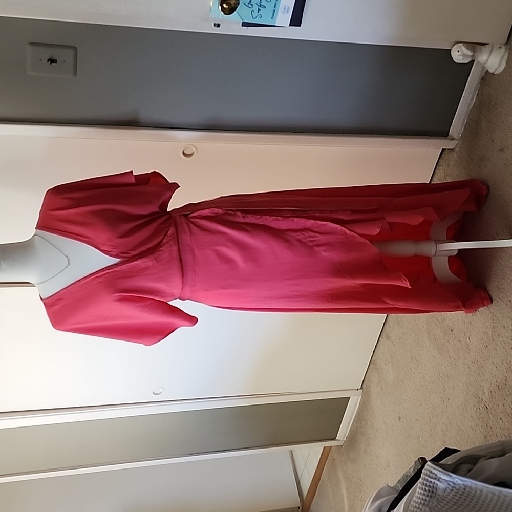 Young Fabulous & Broke hi-lo wrap dress